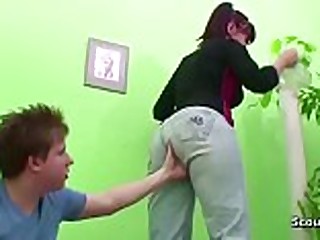 Young Boy Seduce Friends Mom to get First Fuck